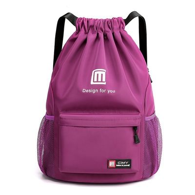 Bolsas de ginástica personalizadas Logotipo Bolsa de mochila de ginástica para mulheres Padrão Tipo de letra OEM/ODM aceitável