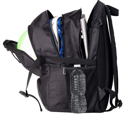 Mochila esportiva de cores brilhantes de grande capacidade com logotipo personalizado e padrão de letras