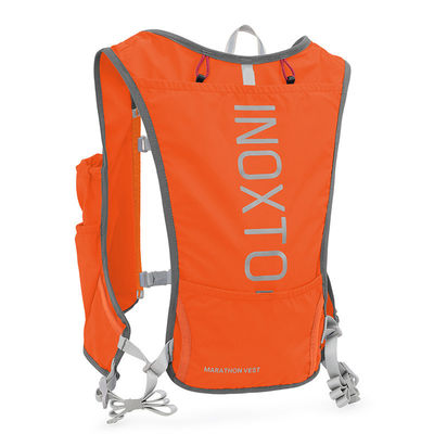 Mochila de hidratação para ciclismo ao ar livre com bolso de fecho interior e logotipo personalizado