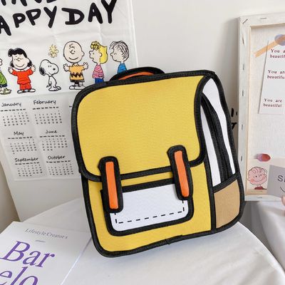 Bolsas escolares para alunos do ensino fundamental 2021 com desenho de desenhos animados e material à prova d'água