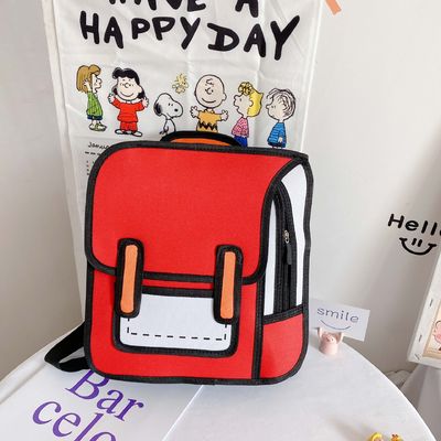 Bolsas escolares para alunos do ensino fundamental 2021 com desenho de desenhos animados e material à prova d'água