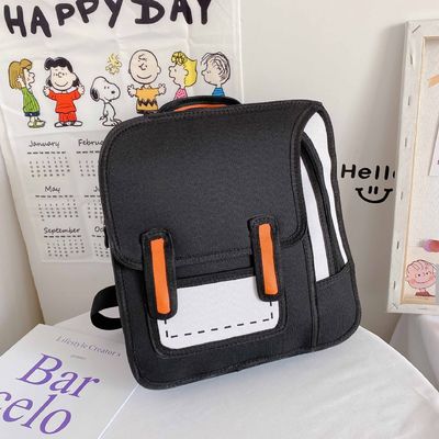 Bolsas escolares para alunos do ensino fundamental 2021 com desenho de desenhos animados e material à prova d'água