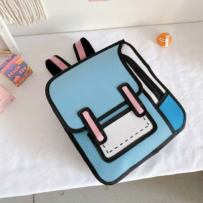 Bolsas escolares para alunos do ensino fundamental 2021 com desenho de desenhos animados e material à prova d'água