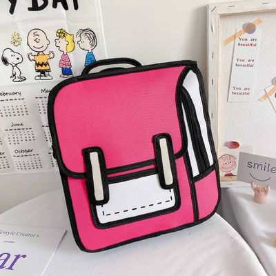Bolsas escolares para alunos do ensino fundamental 2021 com desenho de desenhos animados e material à prova d'água