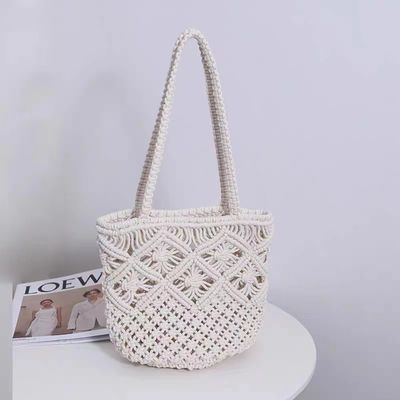 OEM / ODM aceitável bolsa de crochê com cinto de ombro macio para meninas na praia