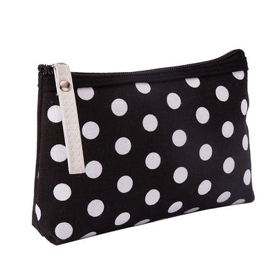 Saco de moda impermeável de tela pequeno cosmético para organizar o essencial