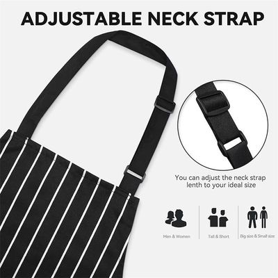 Restaurante Bar Farol de cozinha Unisex com 2 bolsos e design em relevo avançado