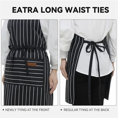 Restaurante Bar Farol de cozinha Unisex com 2 bolsos e design em relevo avançado
