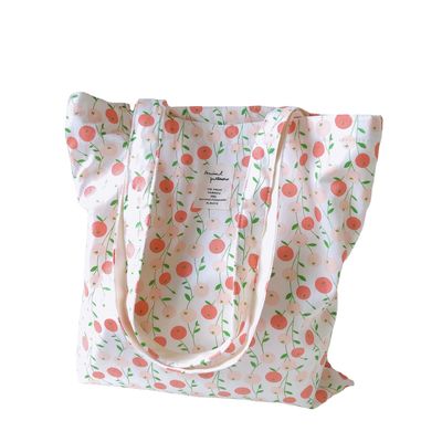 Compras de sacos de algodão com logotipo personalizado.