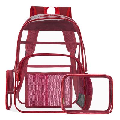 A mais recente mochila de PVC de moda perfeita para atividades escolares