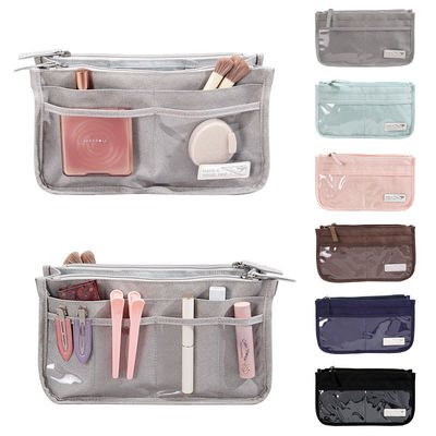 Saco cosmético com embreagem de moda perfeito para armazenamento de maquiagem e higiene