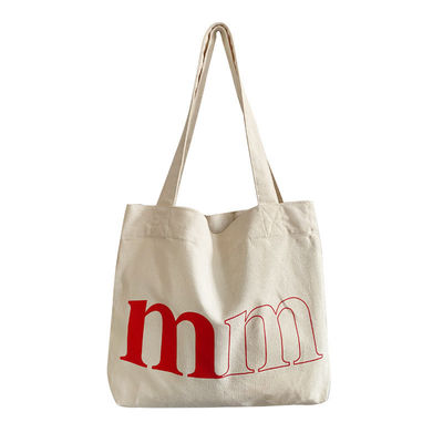 Logotipo personalizado Carta Casual Simples Saco de lona para Primavera Verão Green Shoulder Bag