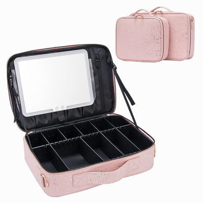 Saco cosmético de padrão sólido para cores personalizadas Saco portátil para o ombro