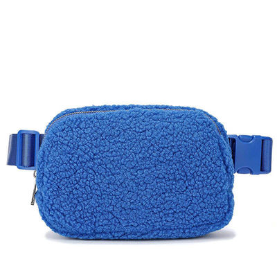 OEM/ODM aceito Bolsa de cinto Sherpa Cute Feminino Moda Berber Fleece Fanny Pack