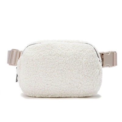 OEM/ODM aceito Bolsa de cinto Sherpa Cute Feminino Moda Berber Fleece Fanny Pack