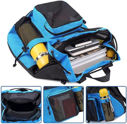 OEM/ODM aceitável Mochila de ginástica de malha de padrão de arco para piscina equipamento de trabalho de yoga de praia