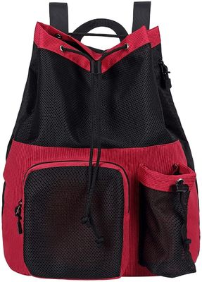 OEM/ODM aceitável Mochila de ginástica de malha de padrão de arco para piscina equipamento de trabalho de yoga de praia