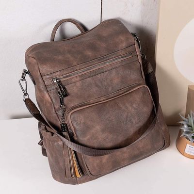 Estilo minimalista Bolsa de Moda Grande para Mulheres Logotipo personalizado e Tassel aceito