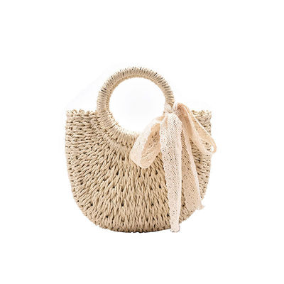Saco de palha personalizado para a praia de verão