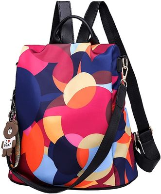 Armazém externo Saco de ombro feminino leve, à prova d'água e anti-roubo para viagens