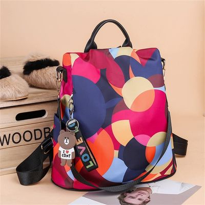 Armazém externo Saco de ombro feminino leve, à prova d'água e anti-roubo para viagens