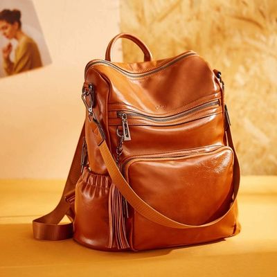 Saco de bolso feminino de 2021 Tendências de estilo coreano Mochila feminina com revestimento de poliéster