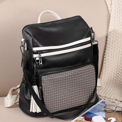 Saco de bolso feminino de 2021 Tendências de estilo coreano Mochila feminina com revestimento de poliéster