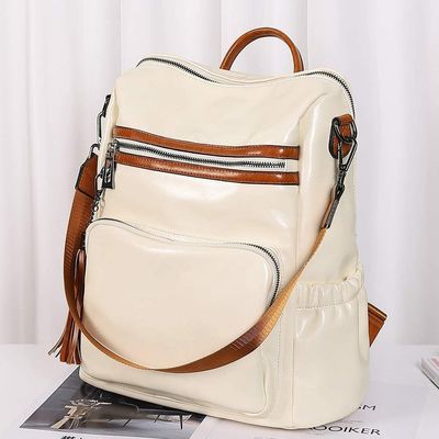 Saco de bolso feminino de 2021 Tendências de estilo coreano Mochila feminina com revestimento de poliéster