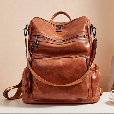 Saco de bolso feminino de 2021 Tendências de estilo coreano Mochila feminina com revestimento de poliéster