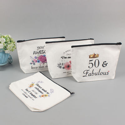 Saco de viagem de luxo de algodão pequeno de lona Saco de viagem de cosméticos para estilo de moda
