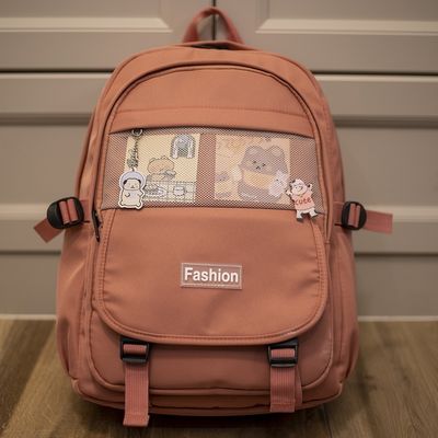 Moda Outdoor Meninas Mochila de caminhada com cor personalizada e padrão de desenho animado