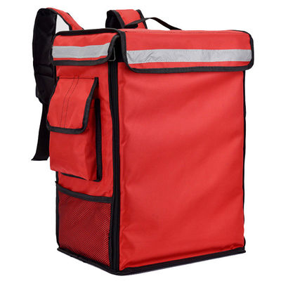 Mochila de entrega aquecida de várias camadas com porta-copas para embalagens de bebidas termais