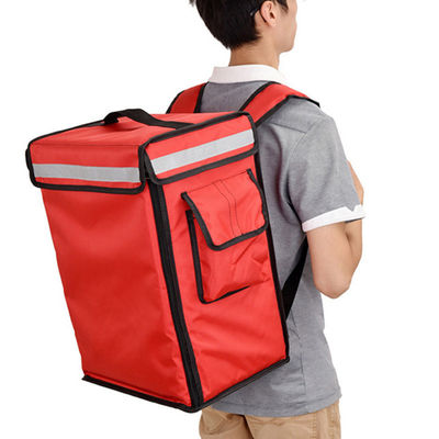 Mochila de entrega aquecida de várias camadas com porta-copas para embalagens de bebidas termais