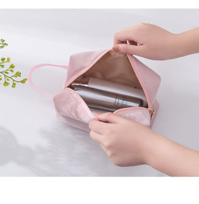 Bolsa de veludo de estilo soft-loop para maquiagem personalizada e presentes personalizados de dama de honor