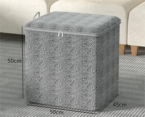 Tecido de grande capacidade Roupas dobráveis Brinquedos Cesto de armazenamento em 80l para cor personalizada