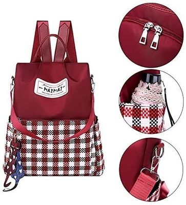 Bolsa de bolso de interior para mulheres Bolsa de mochila de Oxford para a escola de viagens anti-roubo