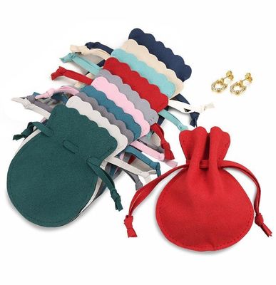 Logotipo personalizado Seda Satin Pó Veludo Bolsa de Veludo Corda de Tração Bolsa de jóias Outra Decoração