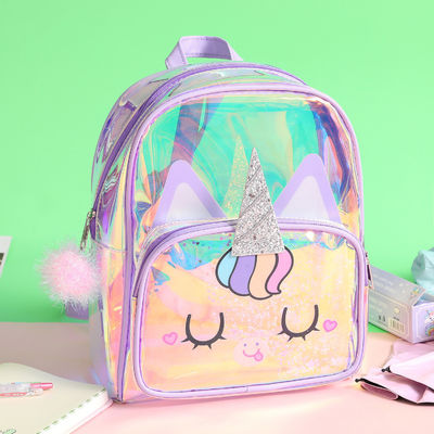 Aceitável OEM/ODM Mochila clara Unicórnio lindo Jardim de infância Mochila infantil Mochila pequena para meninos meninas