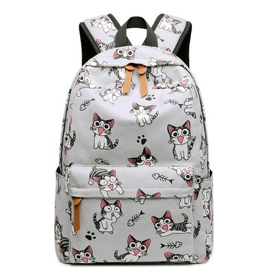 Saco Escolar Para Crianças De Nylon Jardim de Infância Cartoon Animal Mochila Com Faixas Ajustáveis