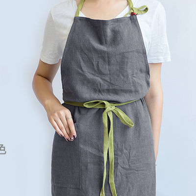 Mais recente Moda Unisex Custom Linho de algodão Cruz de volta Pantalão de bico ajustável com bolsos