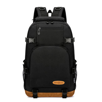 Mochila masculina à prova d'água para caminhadas e escaladas com alça dura e revestimento de poliéster
