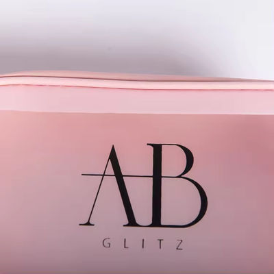 Saco impermeável congelado Logotipo personalizado Impresso Saco Cosmético de Moda Saco de PVC Saco de maquiagem