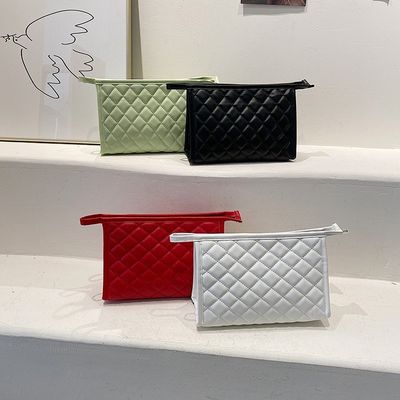 Sacos de viagem cosméticos de tecido de poliéster acolchados para o seu logotipo personalizado