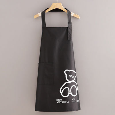 Tipo de item Moda de lona de tecido de poliéster de algodão espesso Avental para cozinha unisex