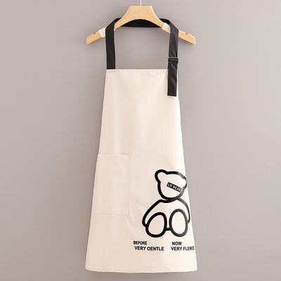Tipo de item Moda de lona de tecido de poliéster de algodão espesso Avental para cozinha unisex