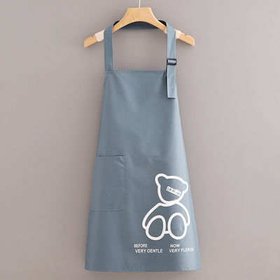 Tipo de item Moda de lona de tecido de poliéster de algodão espesso Avental para cozinha unisex