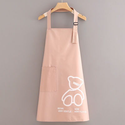 Tipo de item Moda de lona de tecido de poliéster de algodão espesso Avental para cozinha unisex