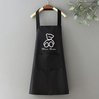 Tipo de item Moda de lona de tecido de poliéster de algodão espesso Avental para cozinha unisex
