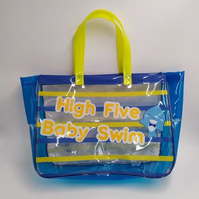2024 Sacos de praia de PVC transparente e transparente de grande capacidade para produtos essenciais da vida diária