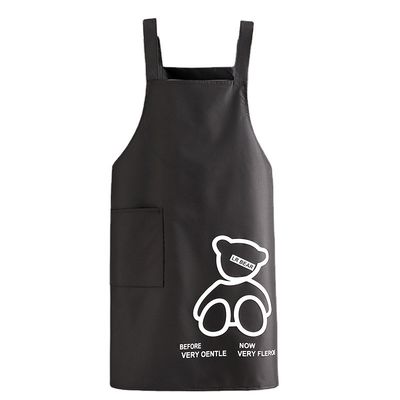 Avental de vida diária com bolsos de logotipo personalizado Poliéster impermeável de algodão Avental de cozinha Chef